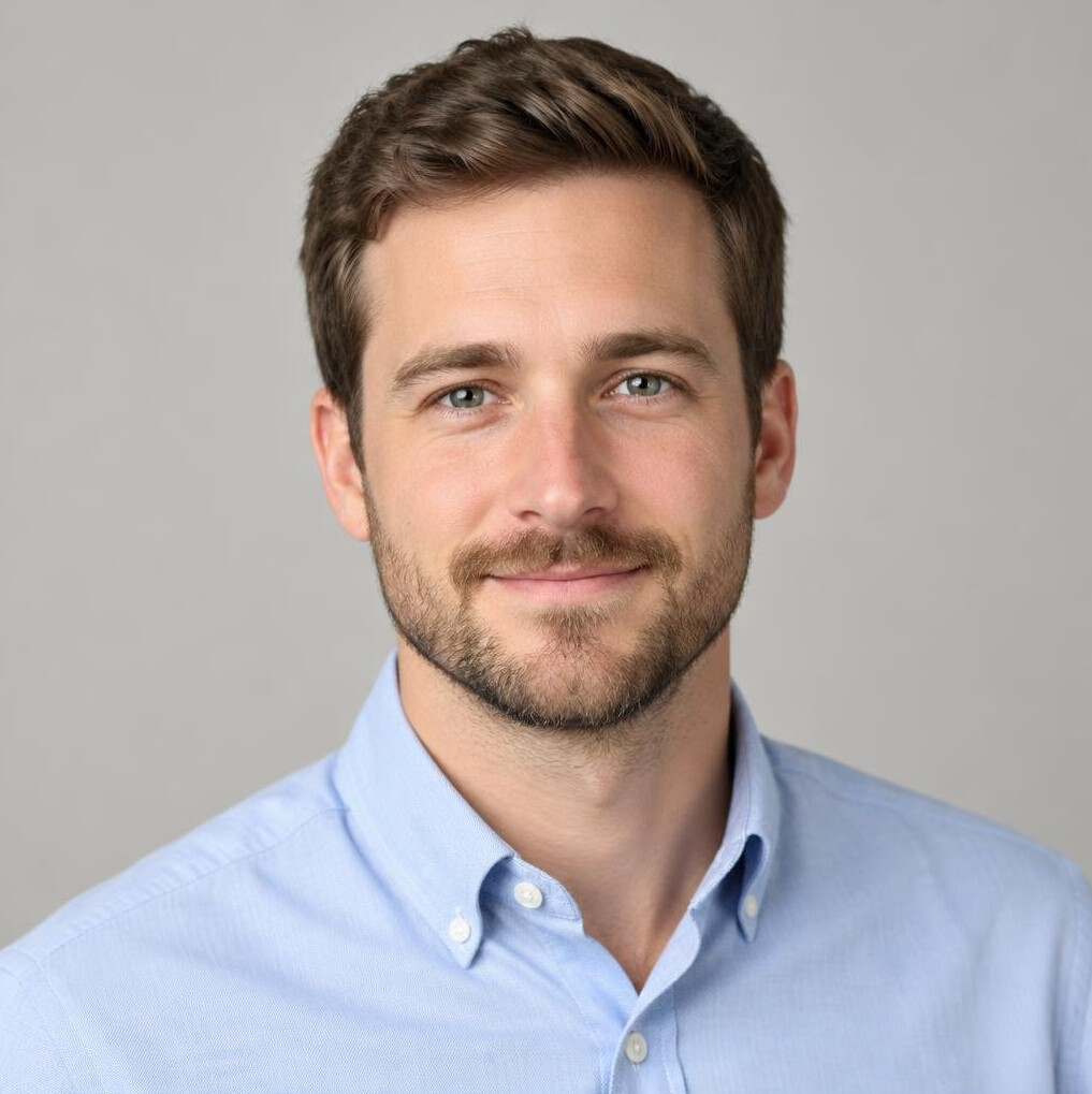Portrait of a bearded man in a shirt